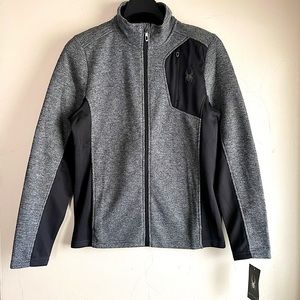Spyder Men’s Light Jacket Gray / Black Size M